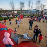 Детская зона в Парке Галицкого в Краснодаре